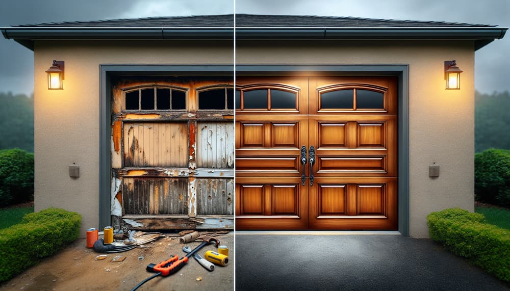 Garage door work in Gilroy