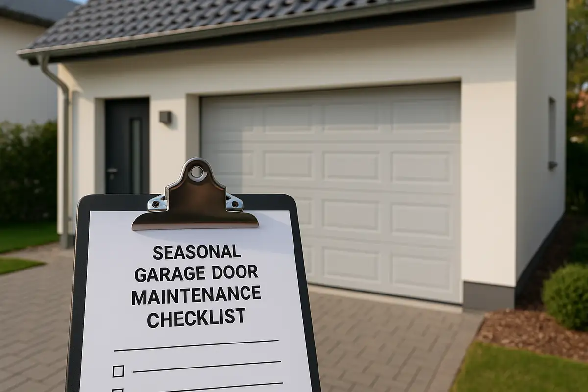 Seasonal Garage Door Maintenance Checklist for Gilroy Residents