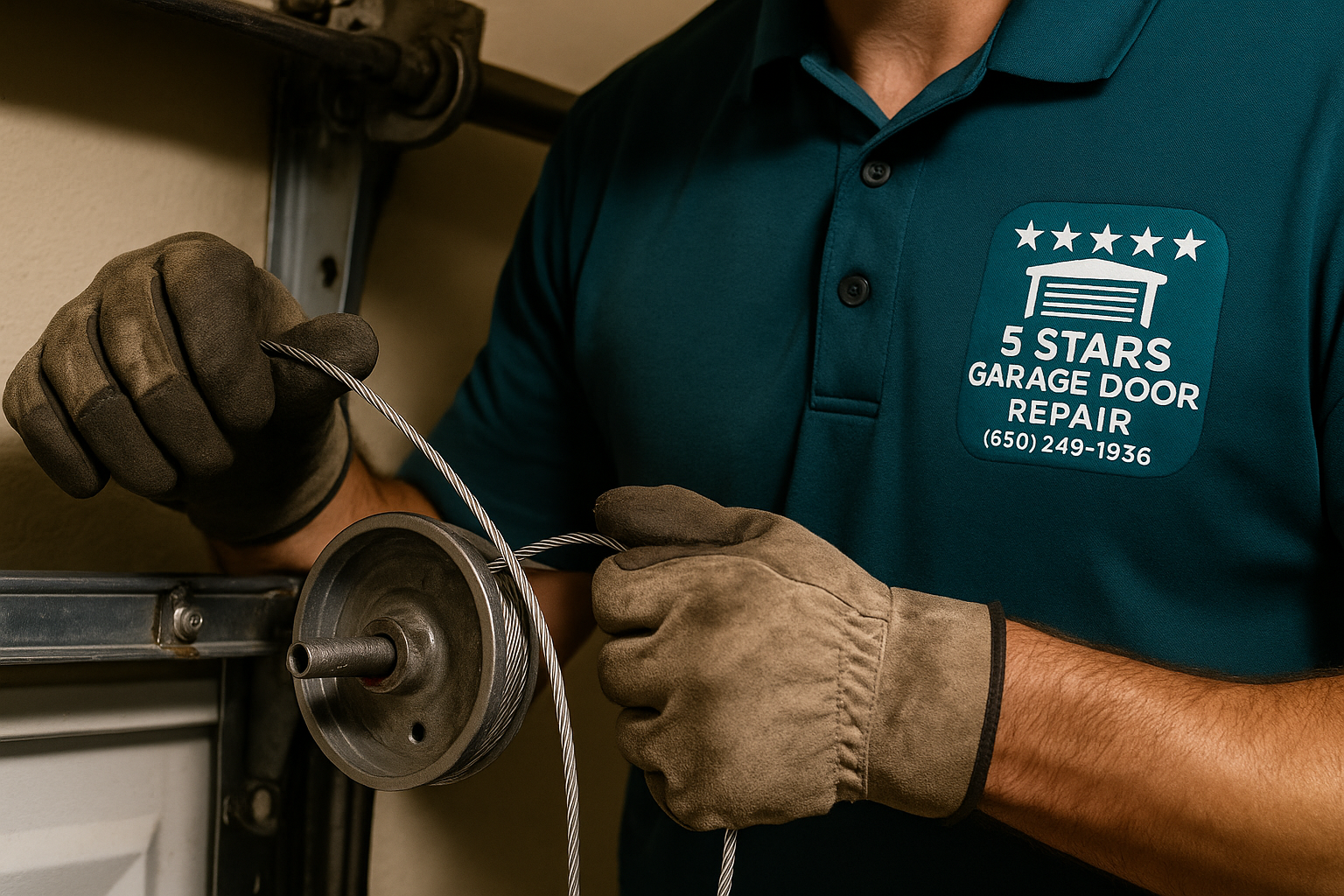 Garage Door Cable Repair in Los Banos