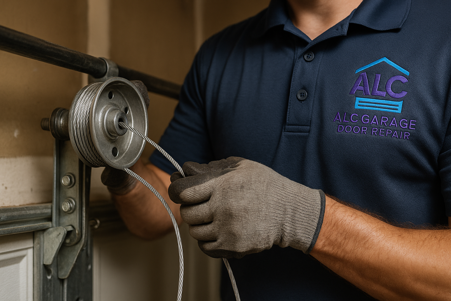 Garage Door Cable Repair in Soledad