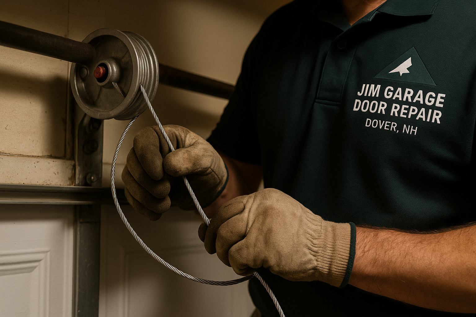 Garage Door Cable Repair in Summit West