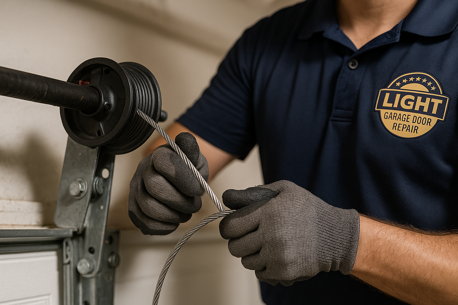 Garage Door Cable Repair in Gustine