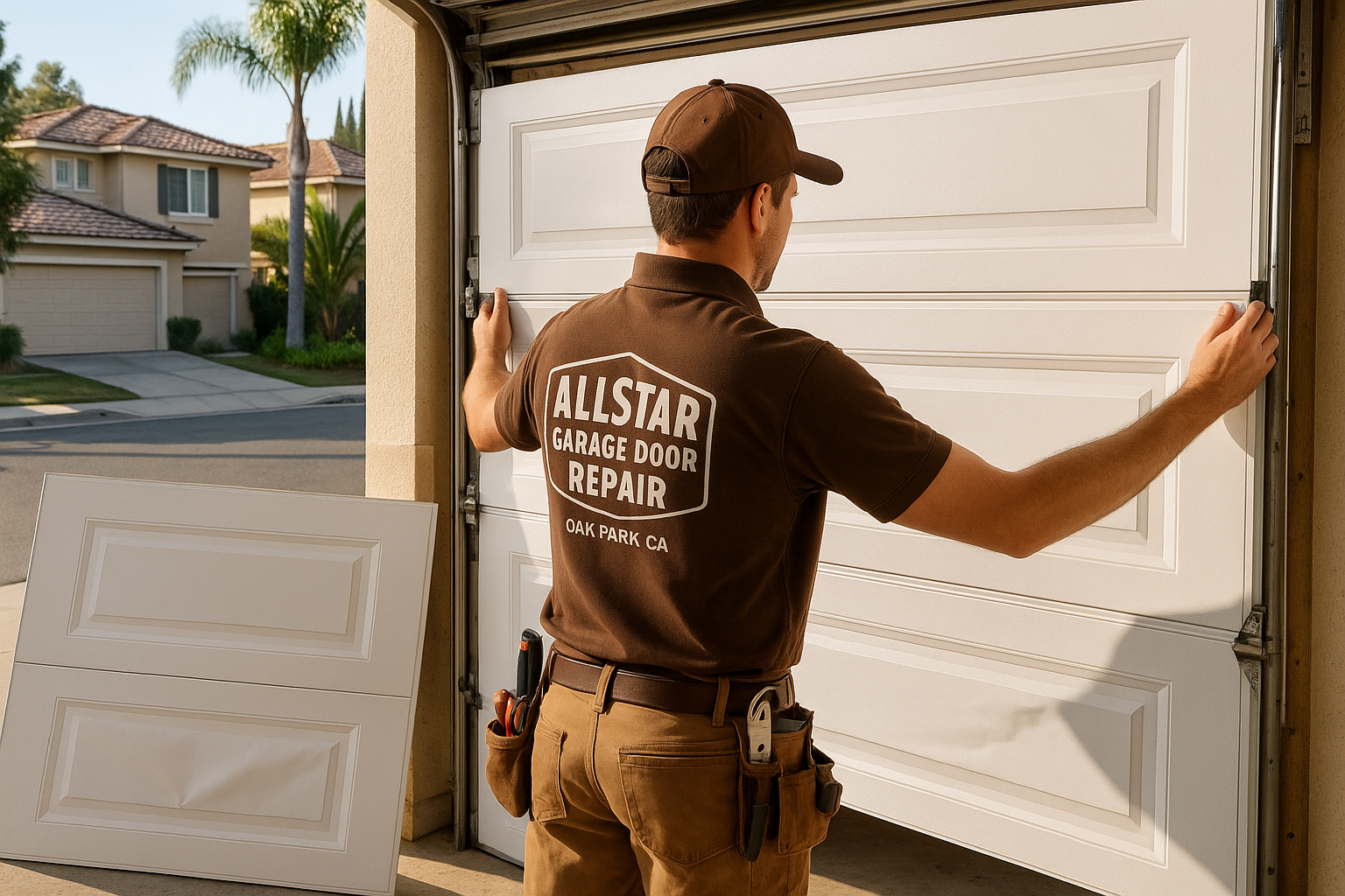 Garage Door Panel Replacement in Watsonville