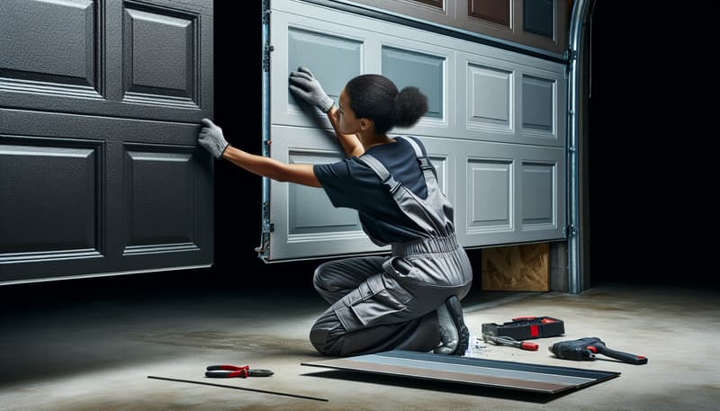 Garage Door Panel Replacement in Gustine