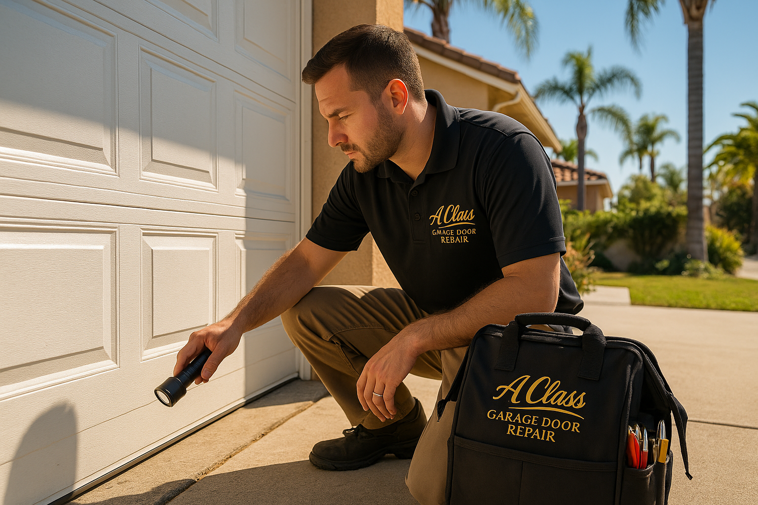 Garage door work in Gustine