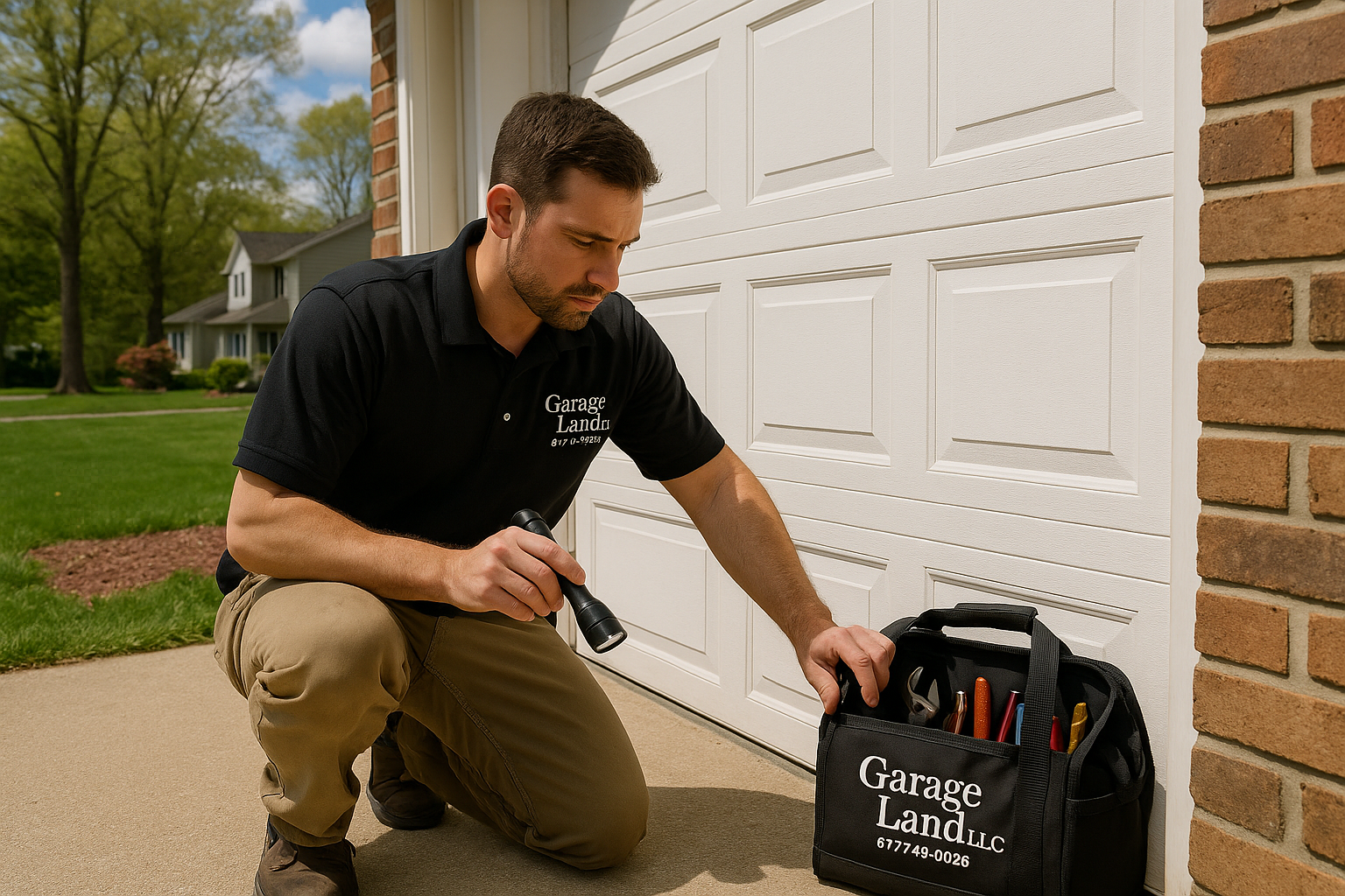 Garage door work in Saratoga