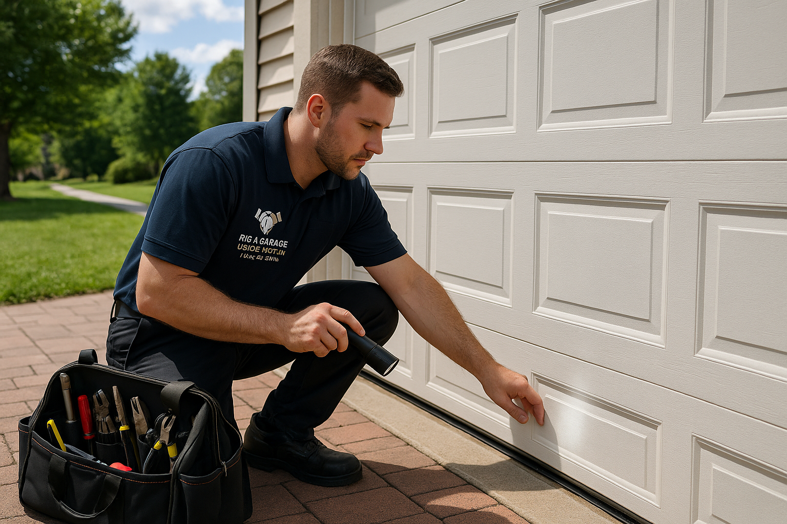 Garage door work in Summit