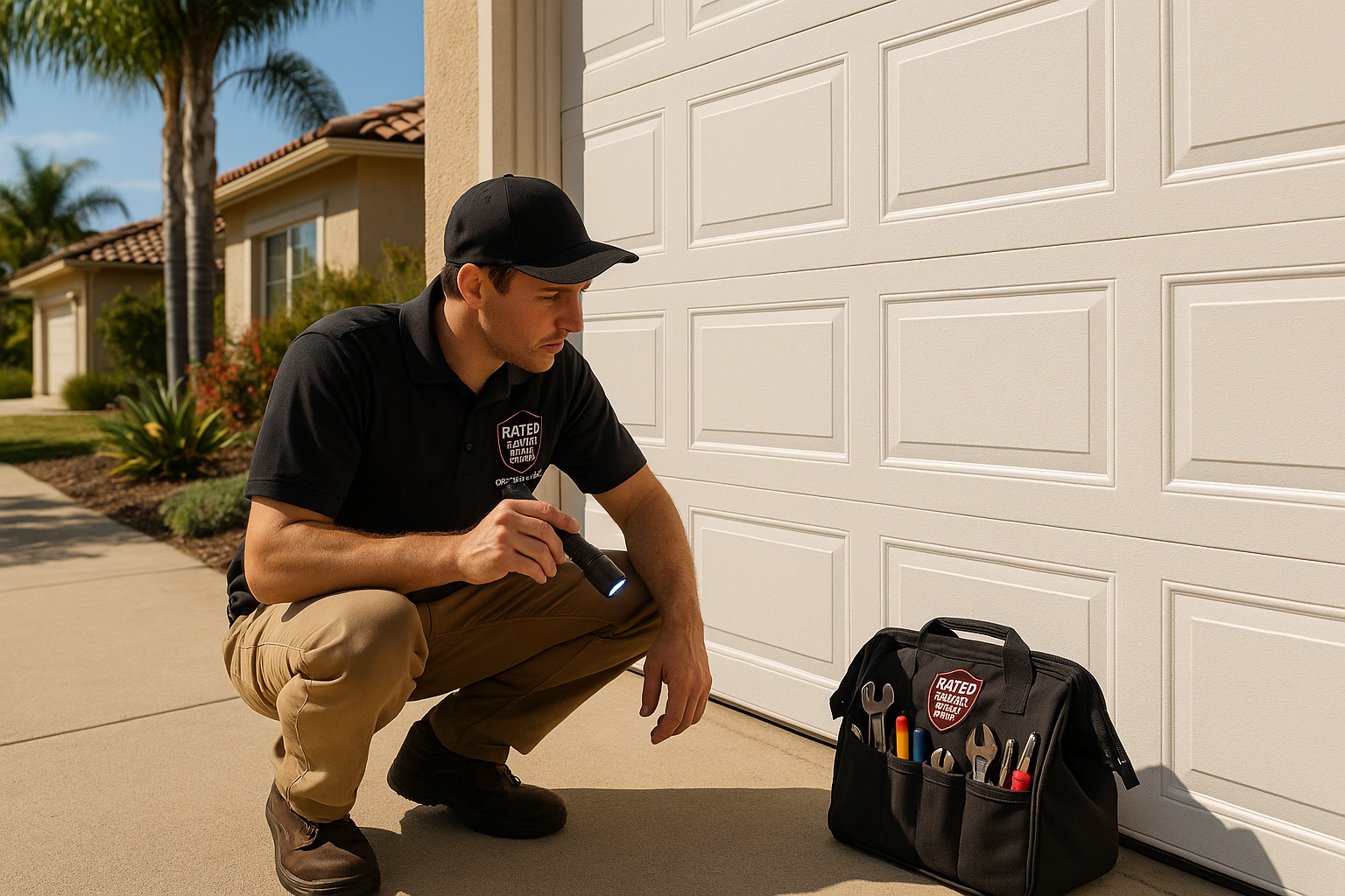 Garage door work in Newman