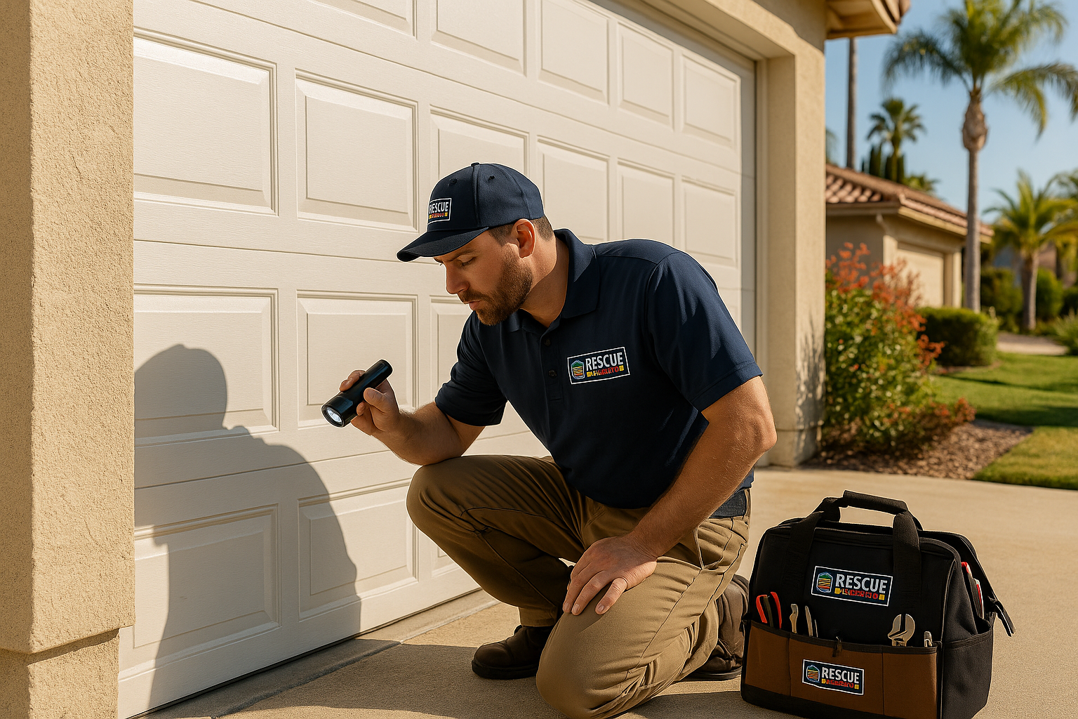 Garage door work in Seacliff
