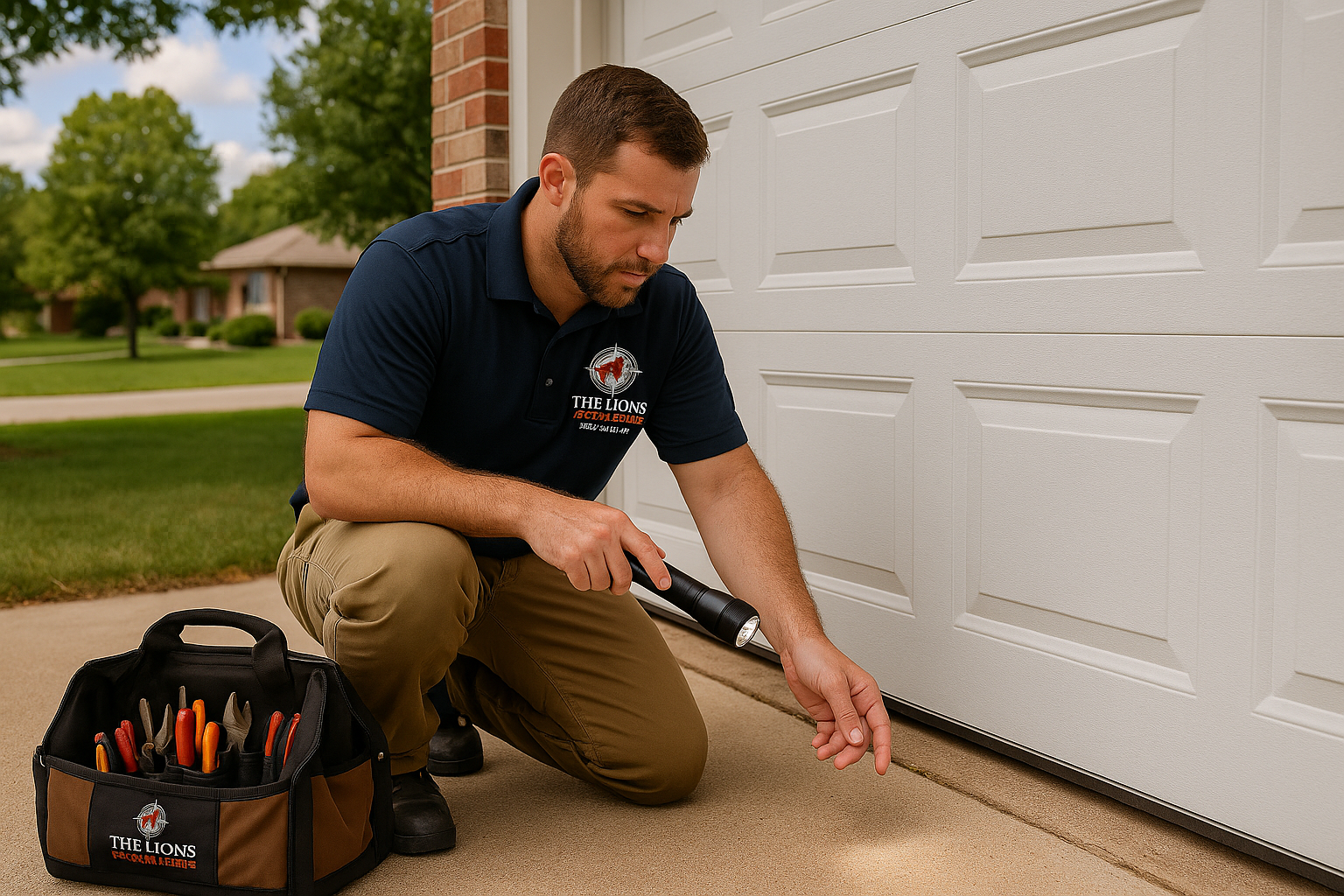 Garage door work in Davenport