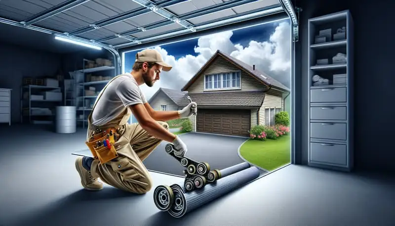 Garage Door Roller Replacement in Summit