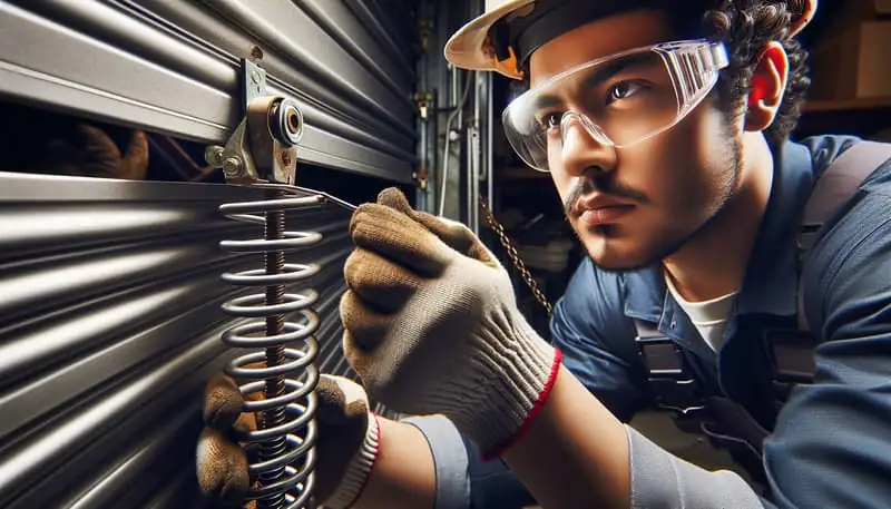 Garage Door Spring Repair in Elkhorn