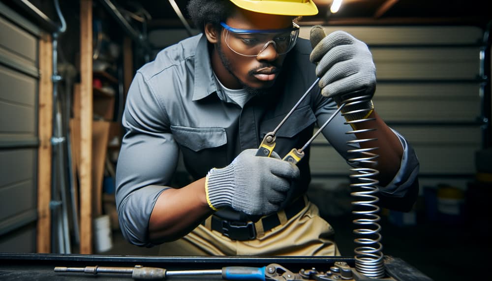 Garage door work in Lompico