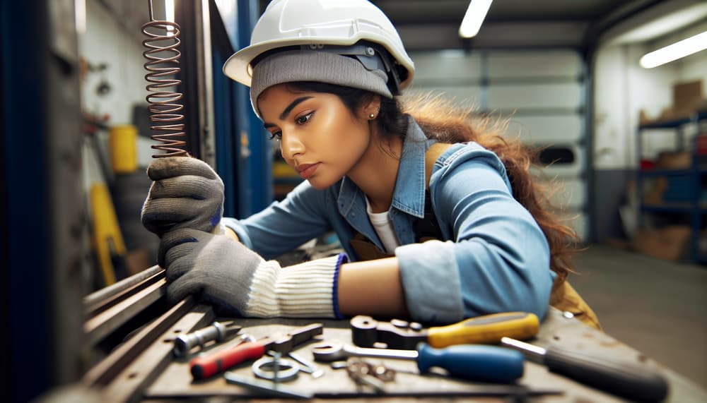 Garage door work in Hollister