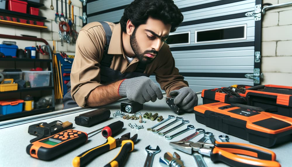 Garage door work in Saratoga