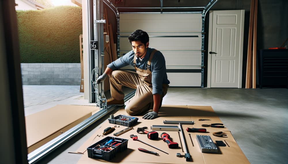 Garage door work in San Martin