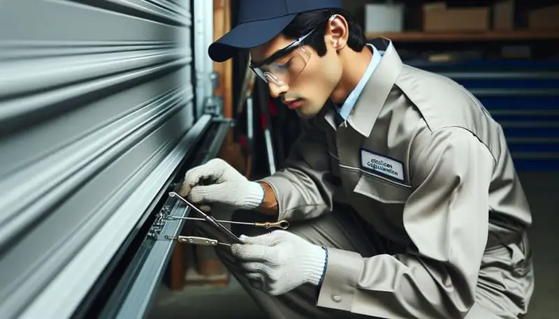 Garage Door Track Repair in Summit