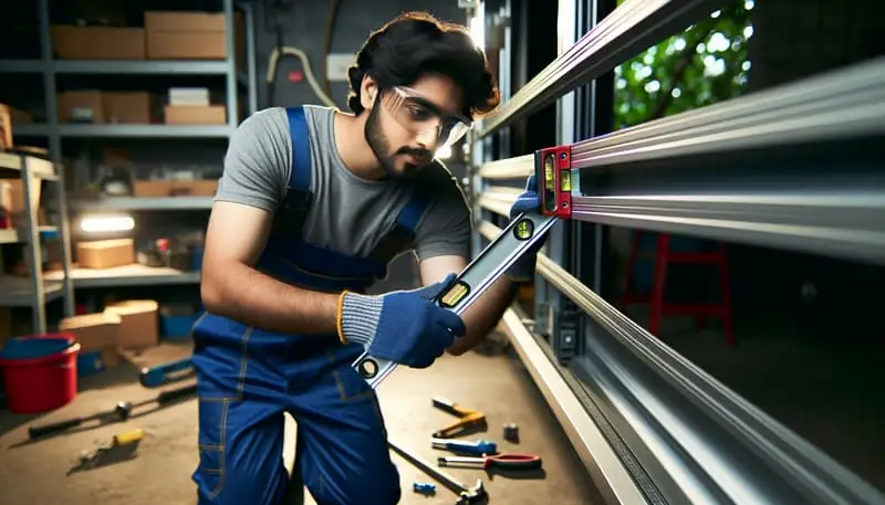 Garage Door Track Repair in Newman